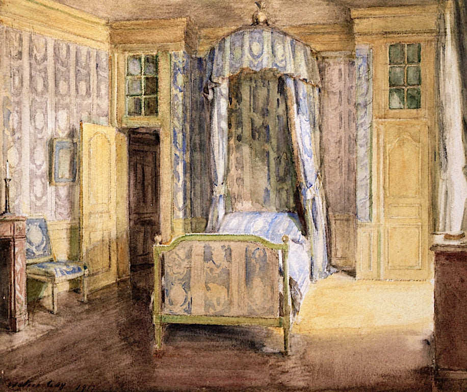 The Blue Room, Château du Breau by Walter Gay,A3(16x12")Poster