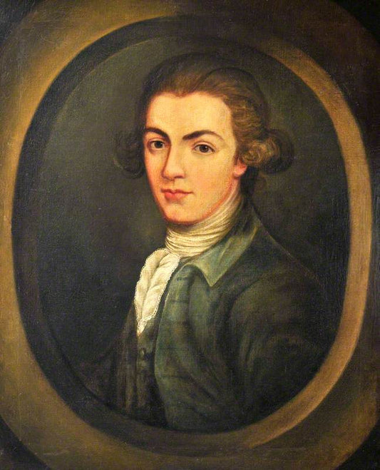 The Honourable Edward Clive, Later 1st Earl of Powis of the Third Creation, vintage artwork by William Hoare, 12x8" (A4) Poster