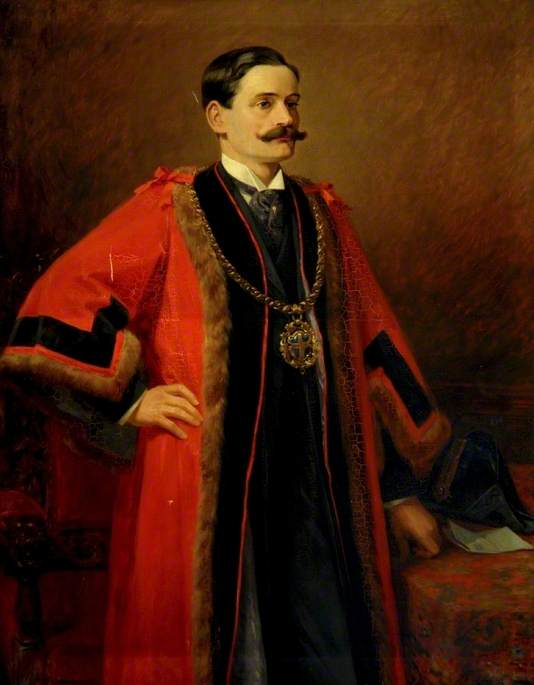 John George Lambton, Earl of Durham, vintage artwork by Ralph Hedley, 12x8" (A4) Poster