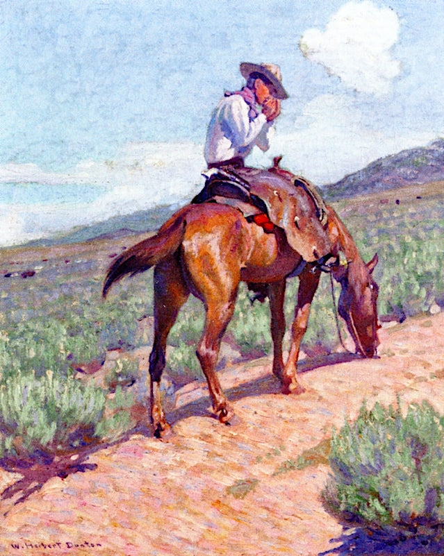 The Day Herder by William Herbert Dunton,16x12(A3) Poster