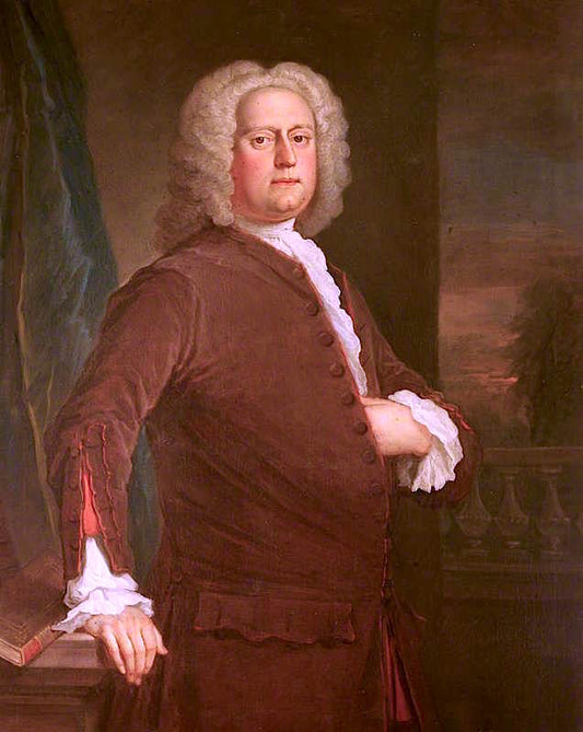 Henry Davenport III, vintage artwork by Attributed to Bartholomew Dandridge, 12x8" (A4) Poster