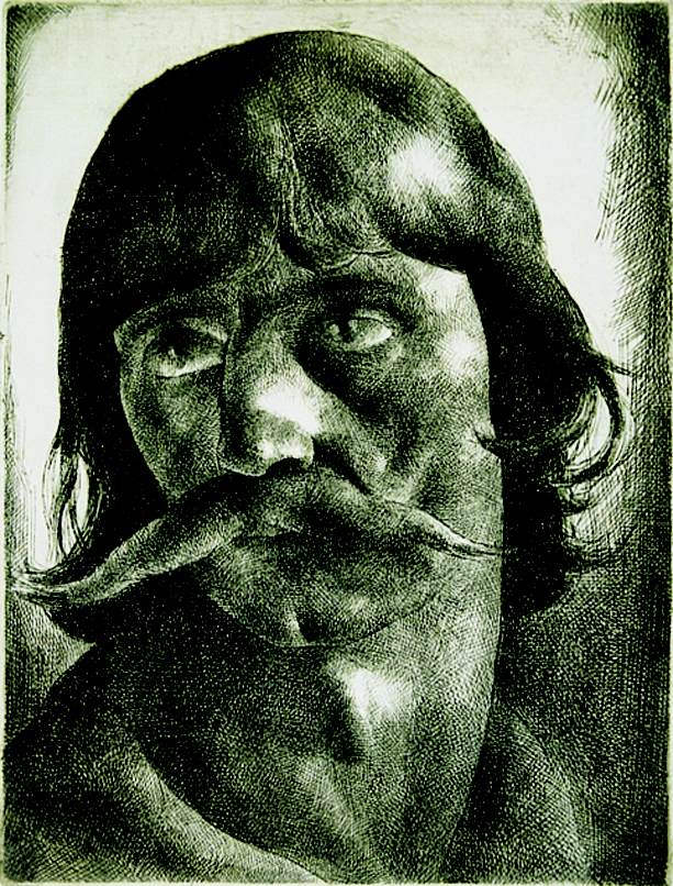 A Szekler's Head by Karoly Patko,16x12(A3) Poster