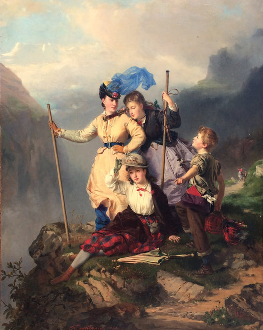 The Expedition, vintage artwork by Charles Edouard Boutibonne, A3 (16x12") Poster Print