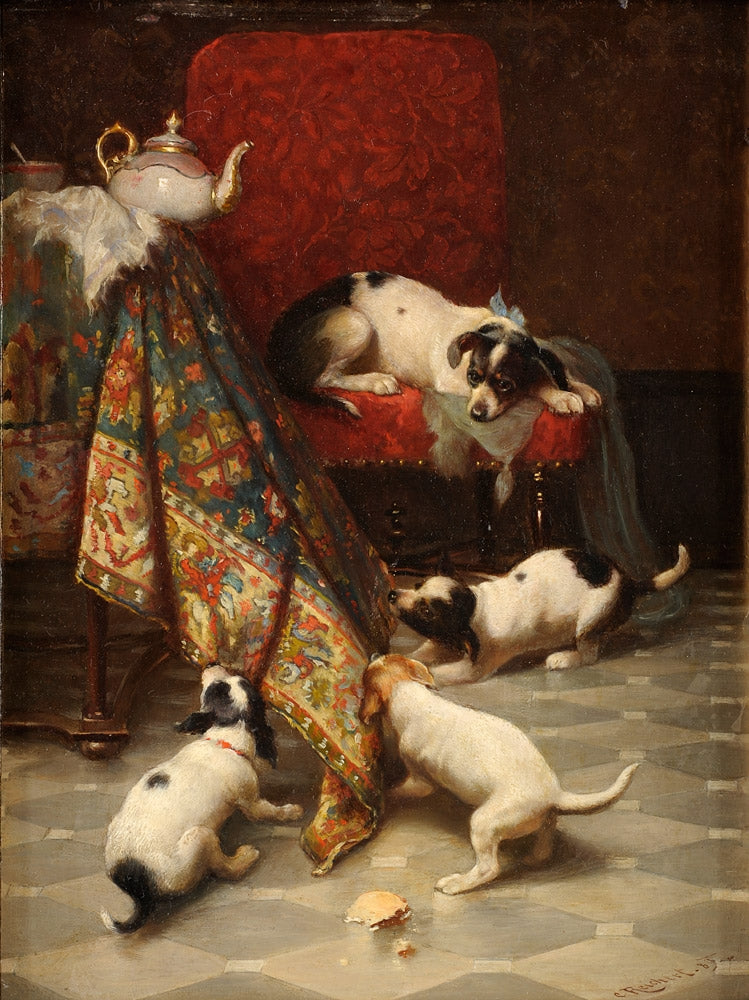 Mother's pride and joy, vintage artwork by Carl Reichert, 12x8" (A4) Poster