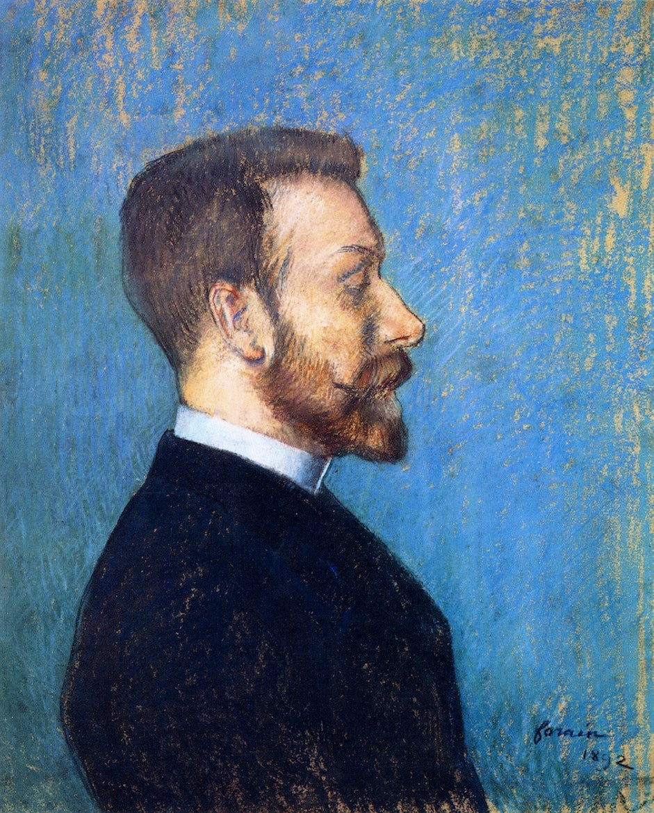  Man, Presumed Portraif of Felix Feneon by Jean-Louis Forain,A3(16x12")Poster