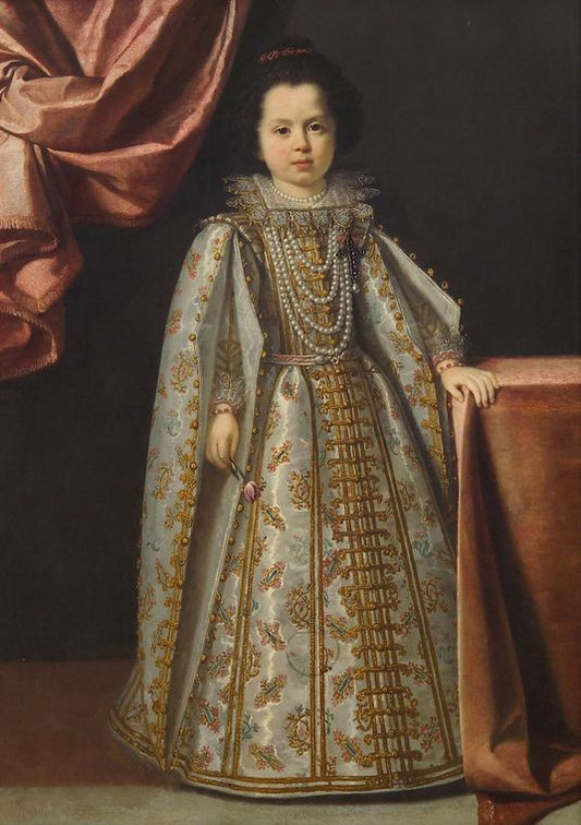 Vittoria della Rovere, vintage artwork by Lorenzo Lippi, 12x8" (A4) Poster