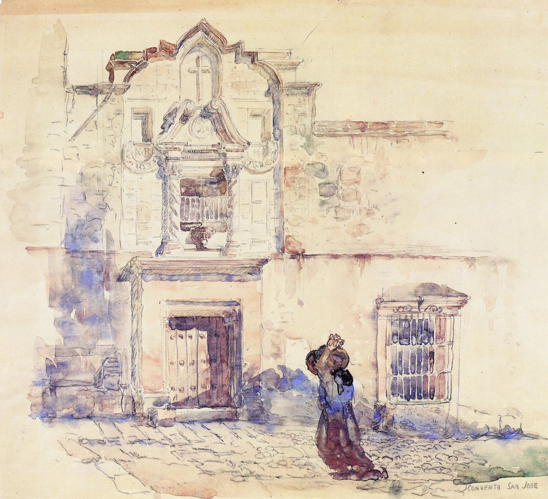 Convento San Jose by George (Pop) Overbury Hart,A3(16x12")Poster