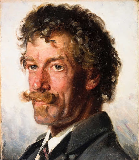 Anton Svendsen, vintage artwork by Michael Peter Ancher, 12x8" (A4) Poster