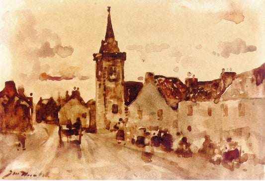 Montnrose, vintage artwork by James Watterston Herald, 12x8" (A4) Poster