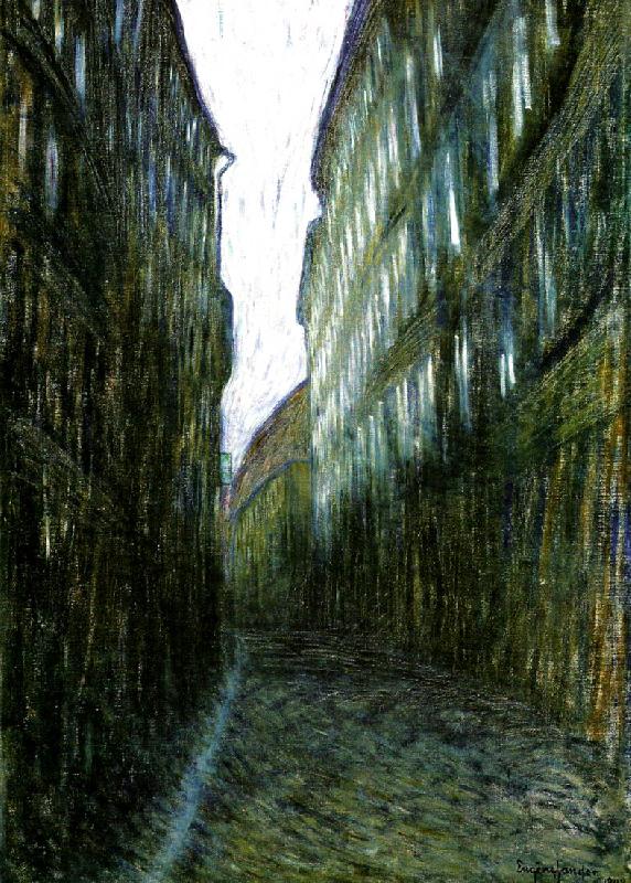 Summer Night by Eugene Jansson,A3(16x12")Poster