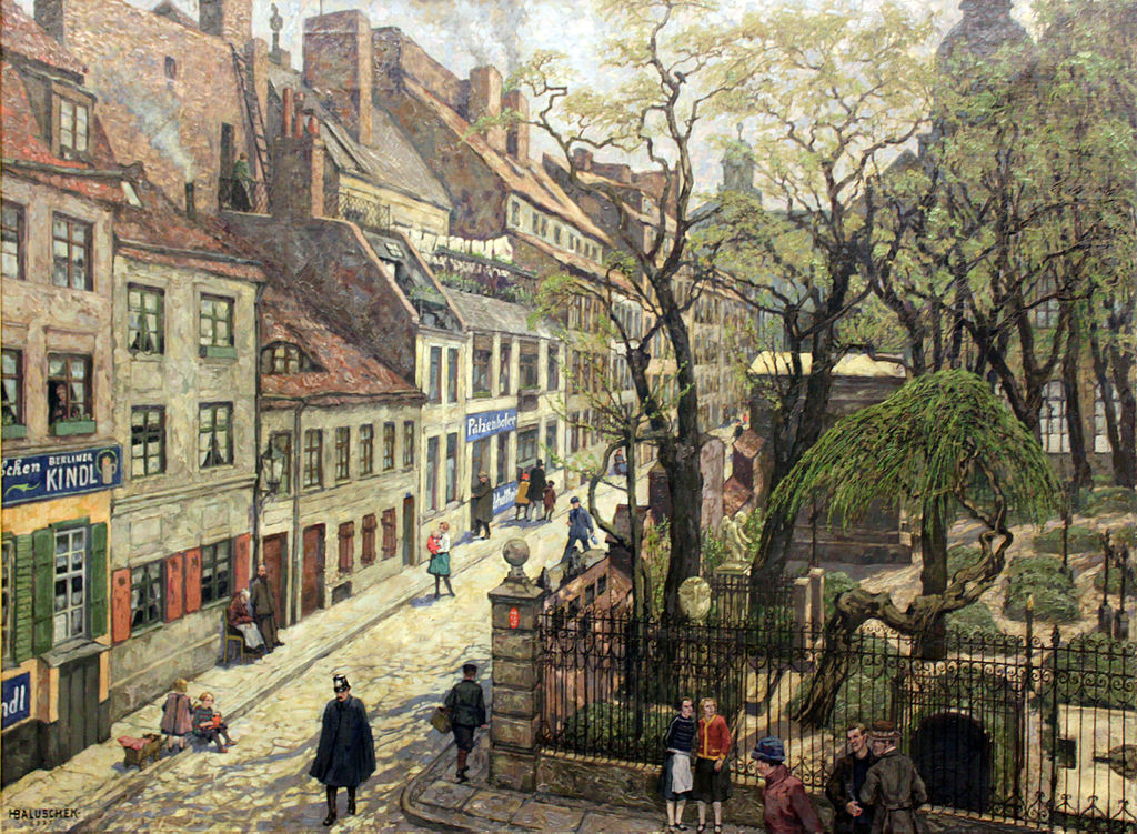 Orphan Street, Berlin by Hans Baluschek,A3(16x12")Poster