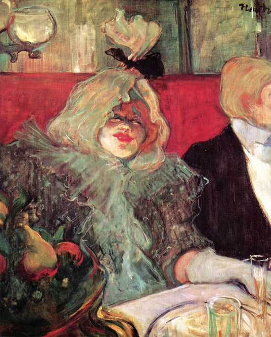 At the Rat Mort by Henri de Toulouse-Lautrec,A3(16x12")Poster