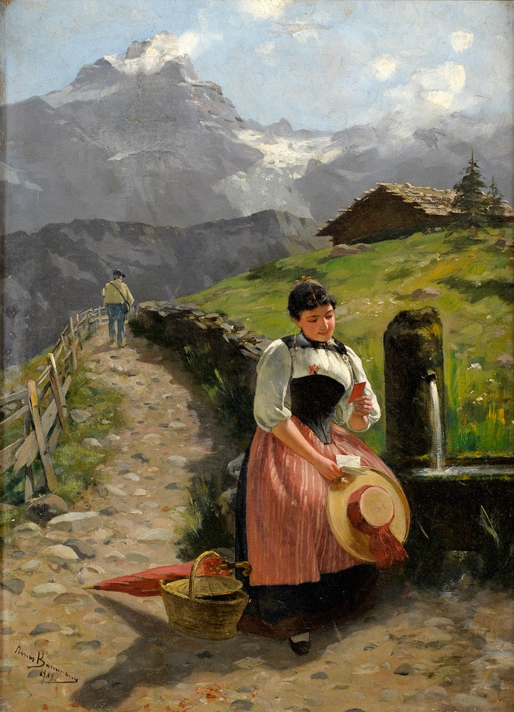 The Photo of the Loved One by Hans Bachmann,A3(16x12")Poster