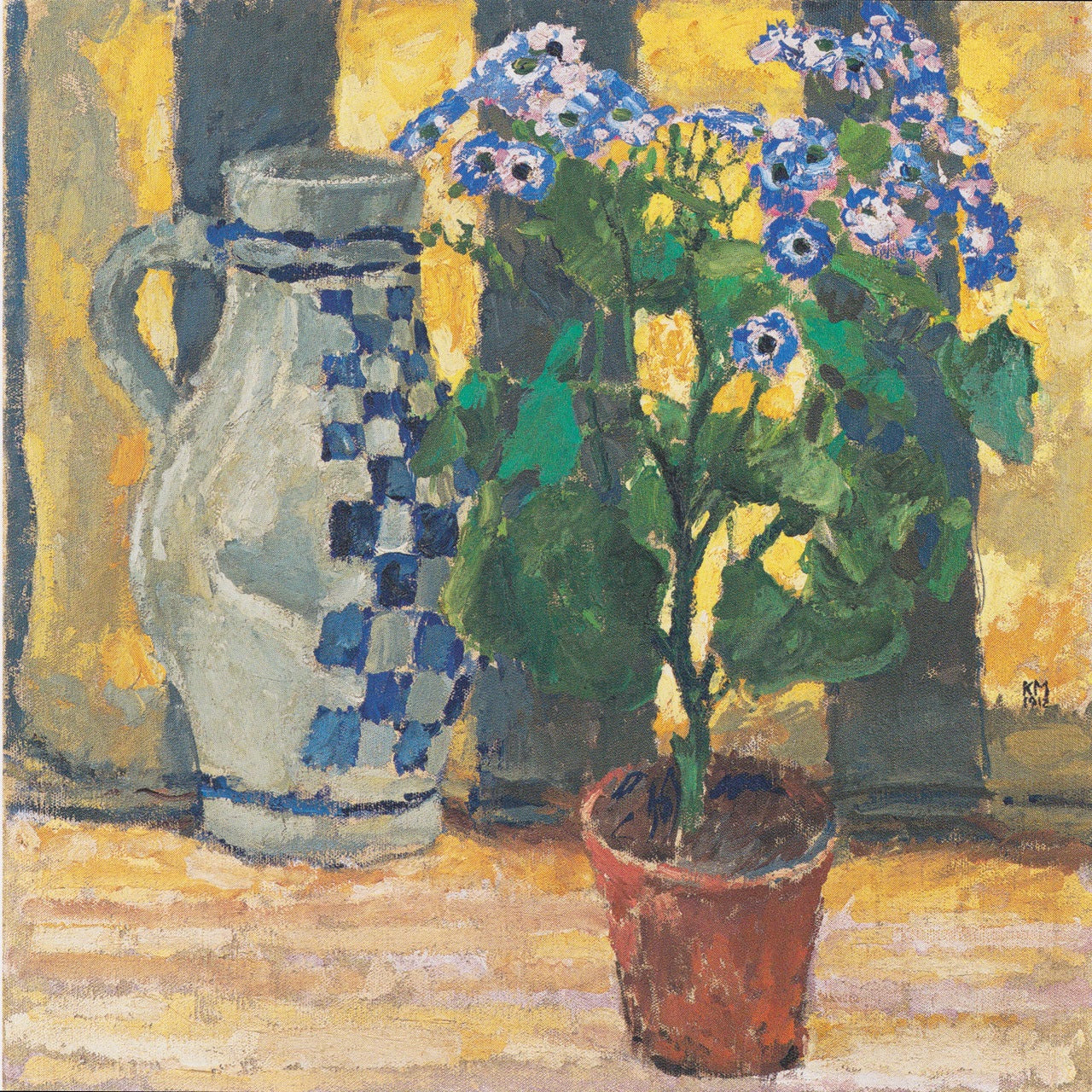 Flowers and Jug by Koloman Moser,A3(16x12")Poster