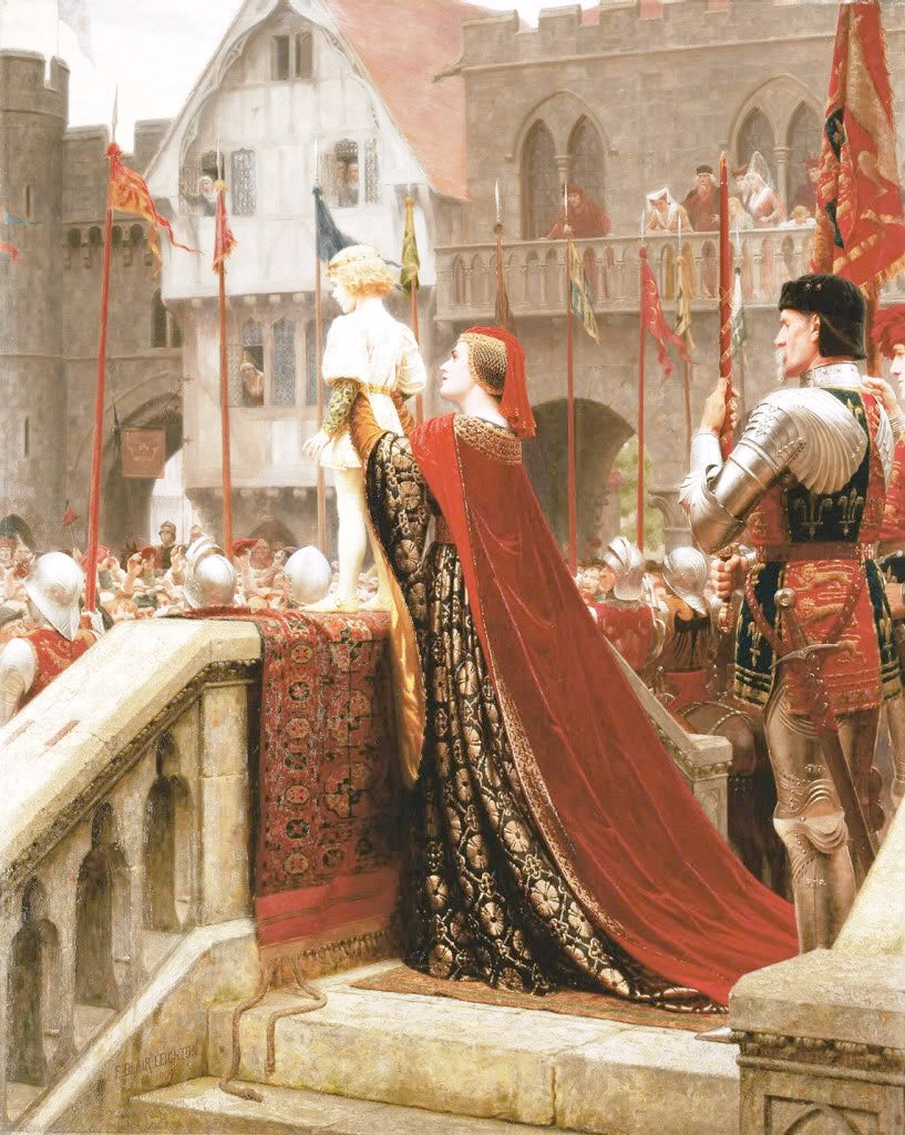 Vox Populi, vintage artwork by Edmund Blair Leighton, 12x8" (A4) Poster