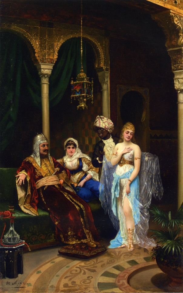 The Rhamazan Bride, vintage artwork by Moritz Stifter, 12x8" (A4) Poster