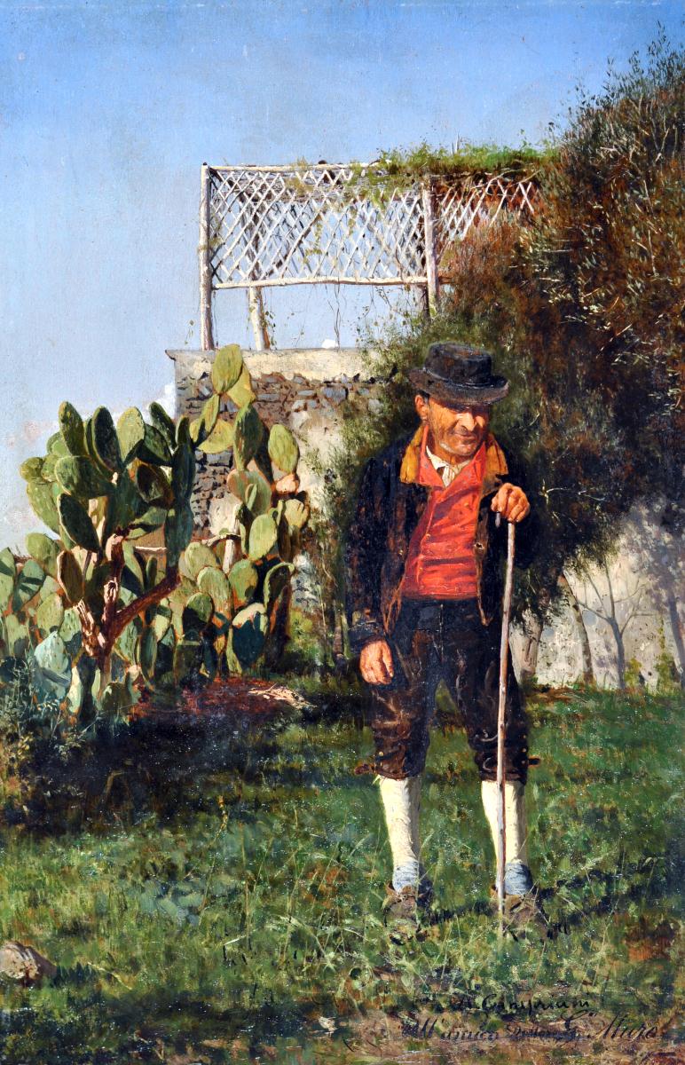 Il fattore, vintage artwork by Alceste Campriani, 12x8" (A4) Poster
