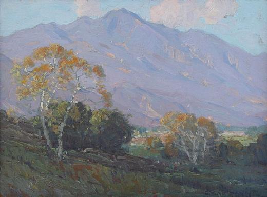 Late Afternoon, Pasadena by Edgar Alwyn Payne,16x12(A3) Poster
