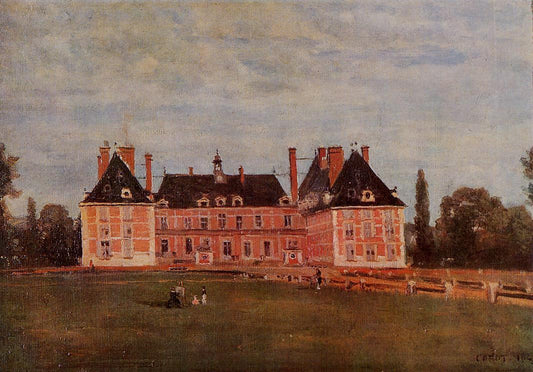 Chateau de Rosny, vintage artwork by Jean-Baptiste-Camille Corot, A3 (16x12") Poster Print
