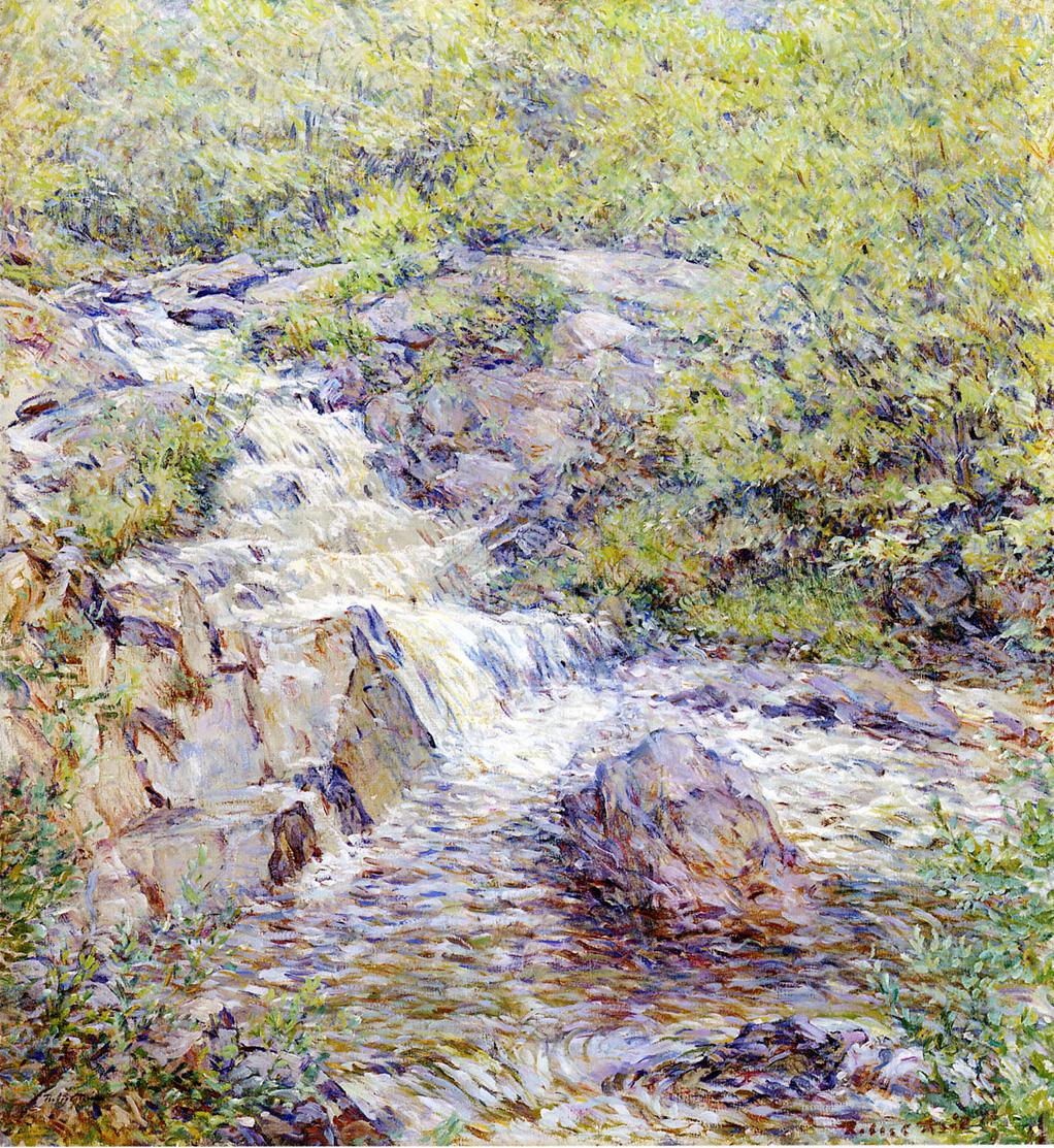 Buttermilk Falls by Robert Lewis Reid,A3(16x12")Poster