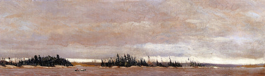 Grey Day in the North, vintage artwork by Tom Thomson, 12x8" (A4) Poster