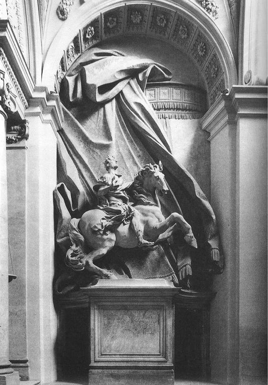 Emperor Constantine, vintage artwork by Gian Lorenzo Bernini, 12x8" (A4) Poster