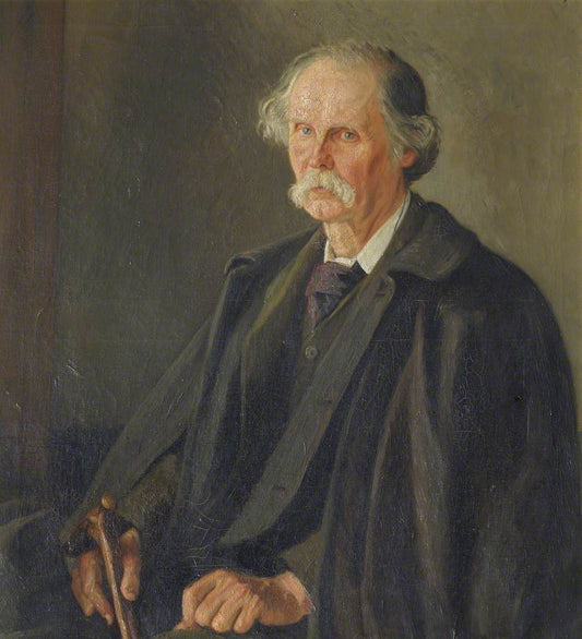 Professor Alfred Marshall, vintage artwork by Sir William Rothenstein, 12x8" (A4) Poster