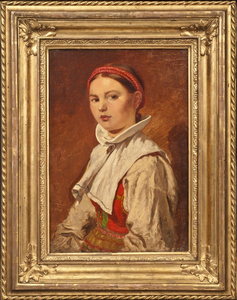 Sasser Kerstin Andersdotter, vintage artwork by Johan Fredrik Hockert, 12x8" (A4) Poster