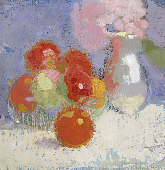 Red Apples, vintage artwork by Helene Schjerfbeck, 12x8" (A4) Poster