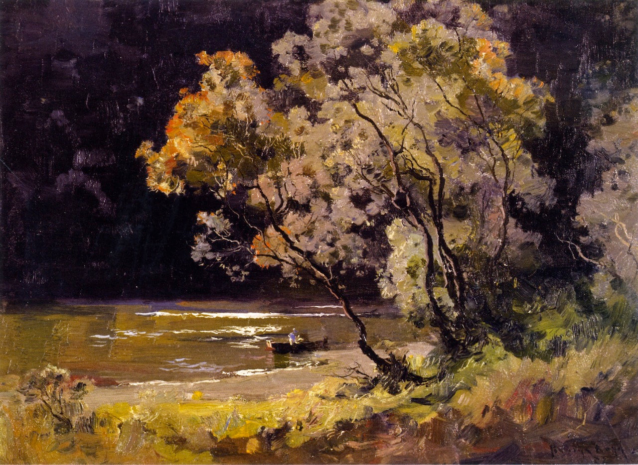 On the Yarra, vintage artwork by Penleigh Boyd, 12x8" (A4) Poster