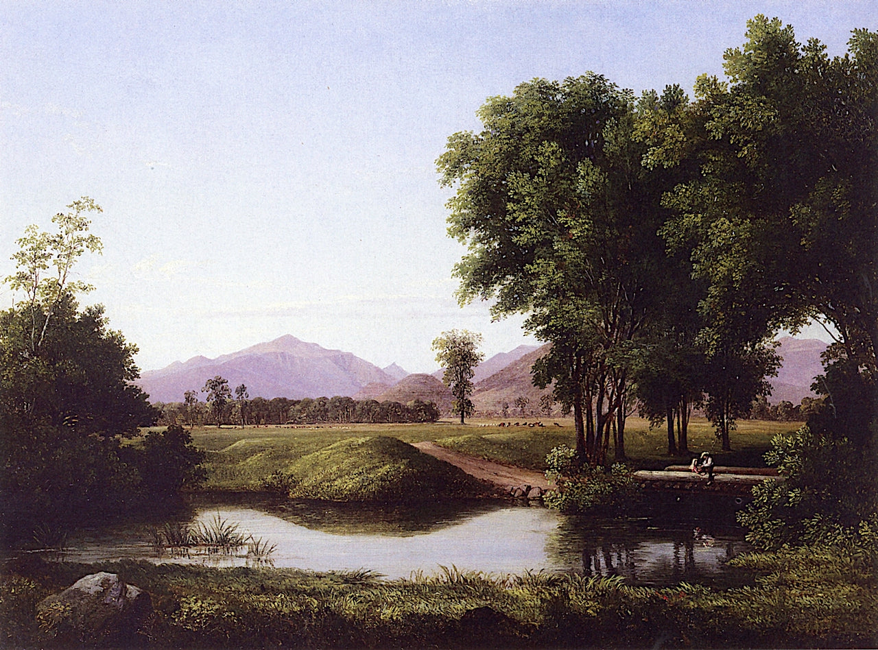 Meadows, North Conway, vintage artwork by Benjamin Champney, A3 (16x12") Poster Print