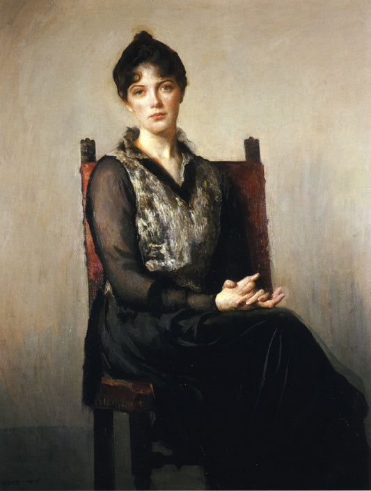 My Daughter Josephine, vintage artwork by Edmund Tarbell, 12x8" (A4) Poster