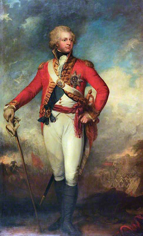 Frederick Augustus, Duke of York, vintage artwork by Mather Brown, 12x8" (A4) Poster