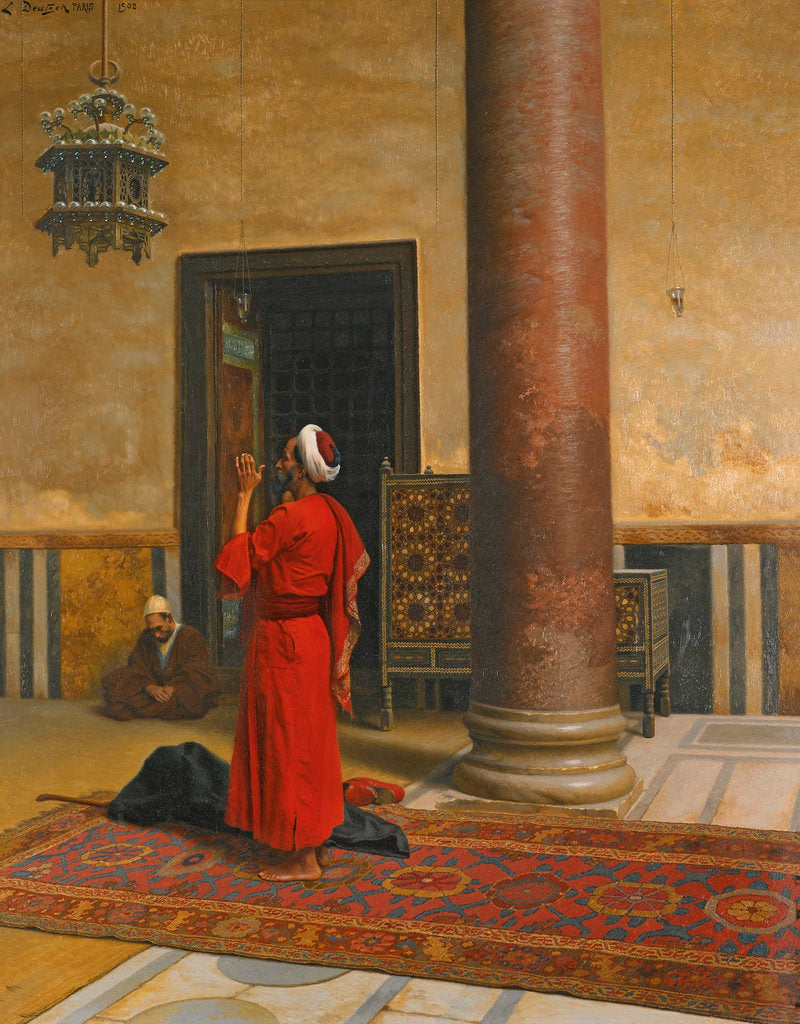 Morning Prayers by Ludwig Deutsch,A3(16x12")Poster