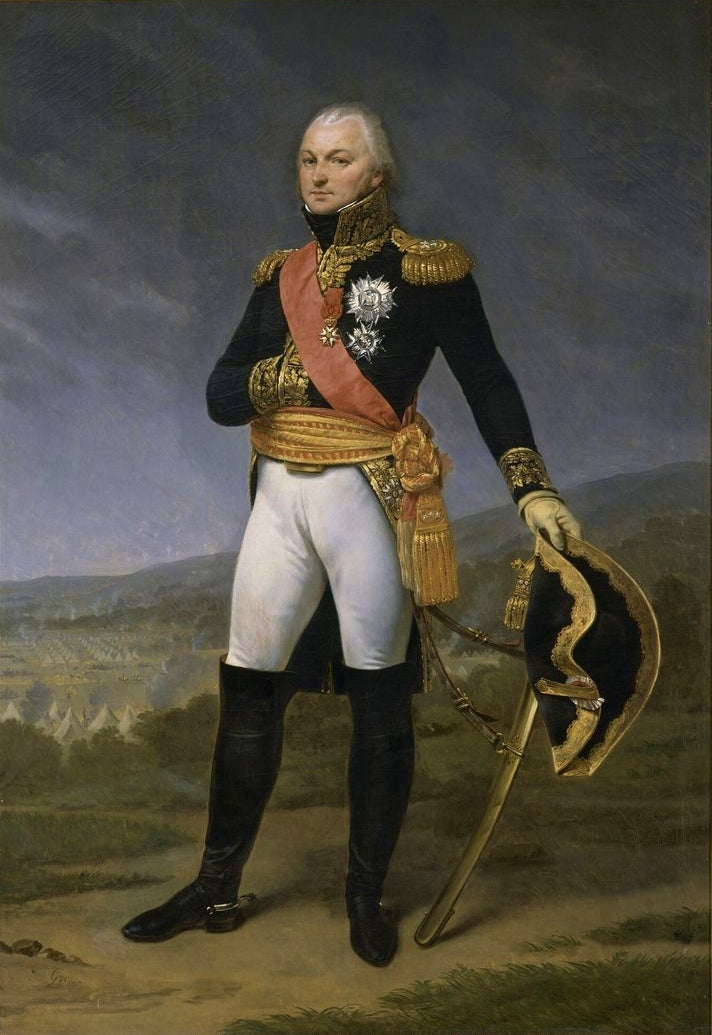 Portrait of General Claude Legrand, vintage artwork by Antoine-Jean Gros, 12x8" (A4) Poster