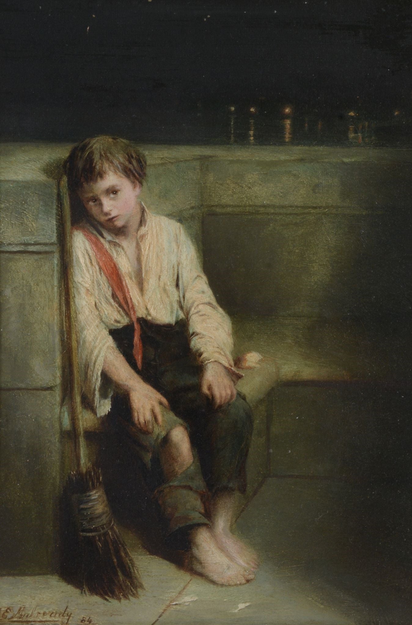 A London Jo, vintage artwork by Augustus Edwin Mulready, 12x8" (A4) Poster