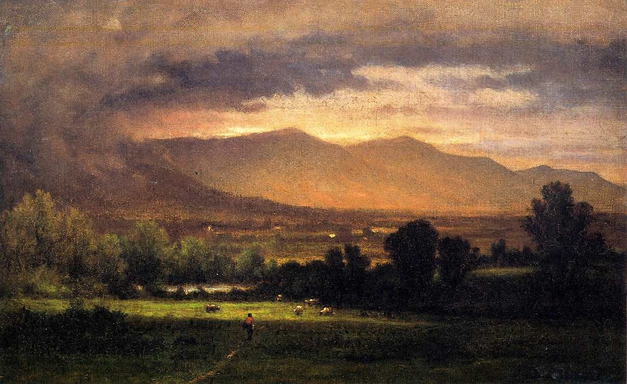 Delaware Valley, vintage artwork by George Inness, 12x8" (A4) Poster