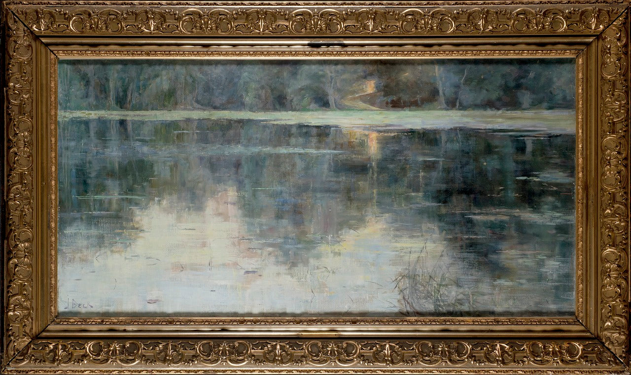 The Last Ray of Sunshine, vintage artwork by Julia Beck, 12x8" (A4) Poster