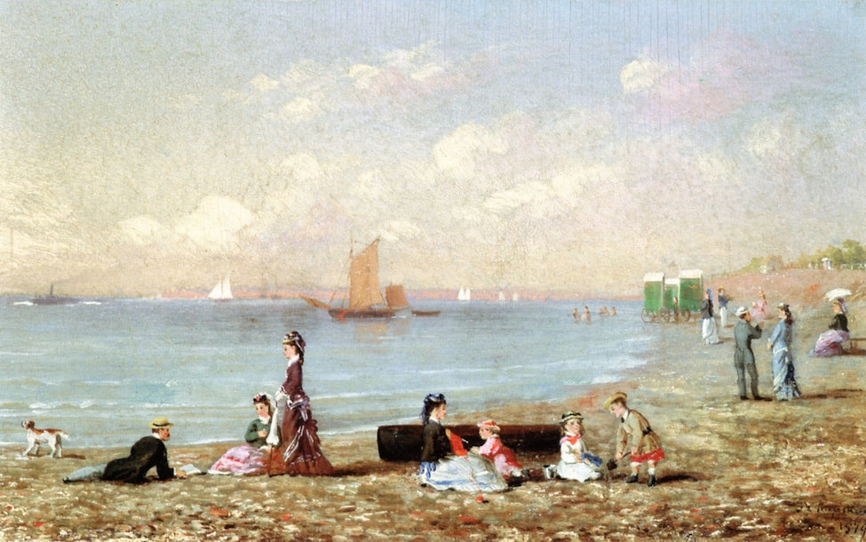 Shoreham de Brighton, vintage artwork by Conrad Wise Chapman, 12x8" (A4) Poster