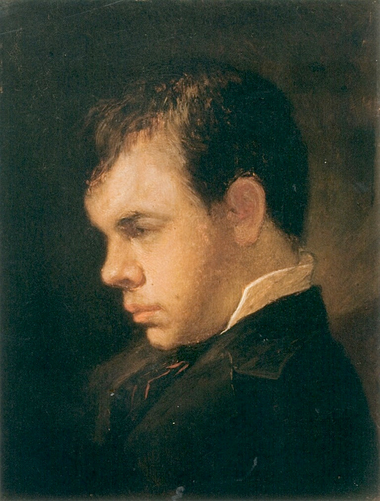 Portrait of William Trego, vintage artwork by Jonathan K. Trego, A3 (16x12") Poster Print