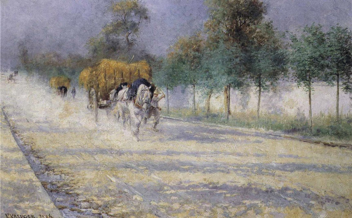 The Road to Orleans by Nils Kreuger,A3(16x12")Poster