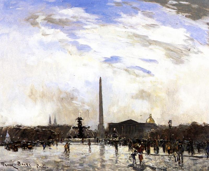 Place de la Concorde, Paris by Frank Myers Boggs,A3(16x12")Poster
