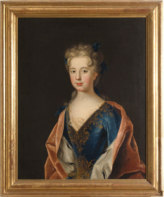 Anna Leszczynska, Princess of Poland, vintage artwork by Johan Starbus, 12x8" (A4) Poster