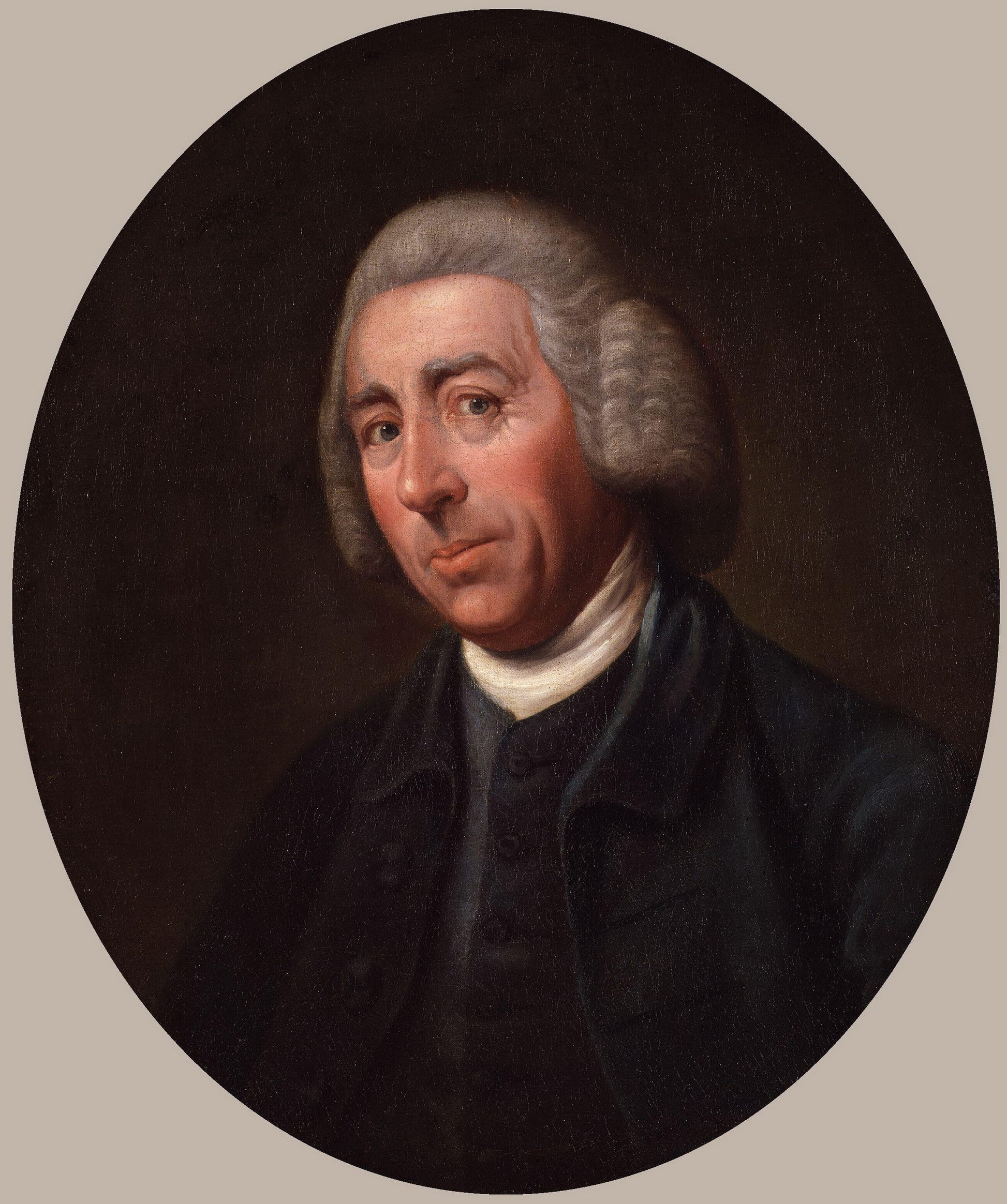 Lancelot 'Capability' Brown, vintage artwork by After Sir Nathaniel Dance-Holland, 12x8" (A4) Poster