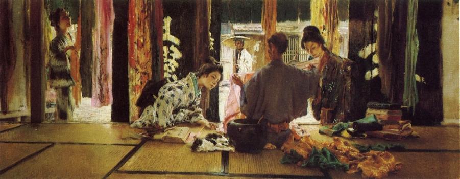 The Silk Merchant by Robert Frederick Blum,A3(16x12")Poster