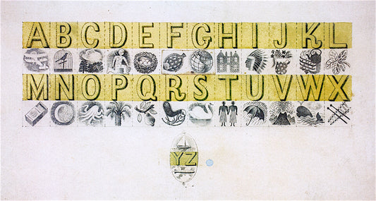 Design for Wedgwood Alphabet Mug by Eric Ravilious,16x12(A3) Poster