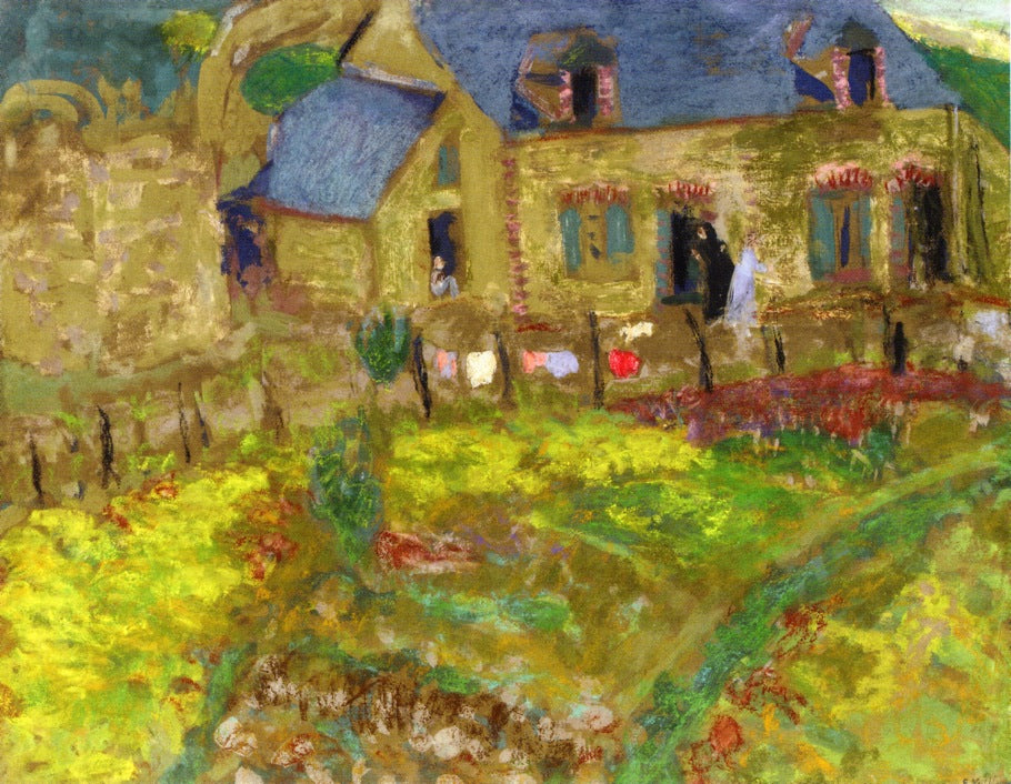 Breton House by edouard Vuillard,A3(16x12")Poster