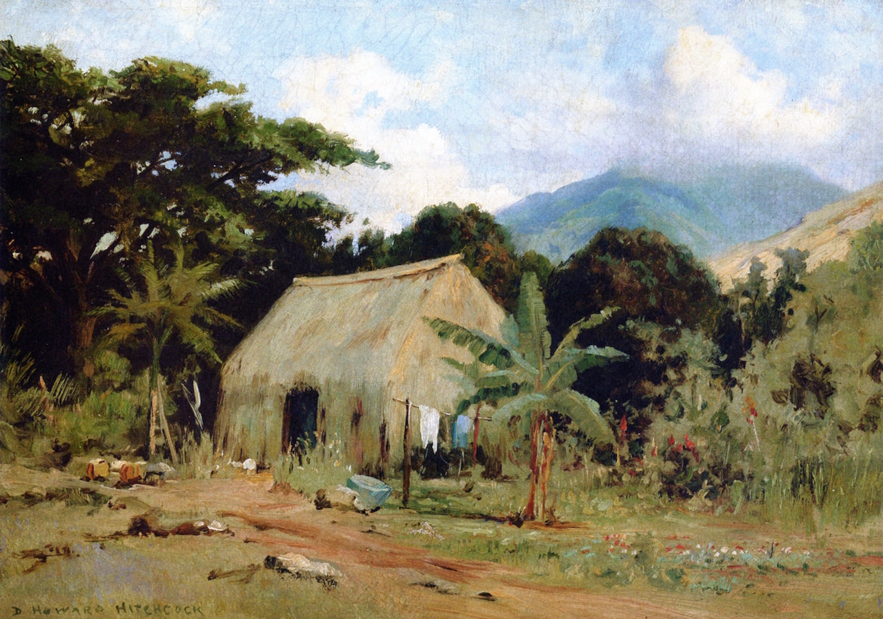 Hawaiian House by David Howard Hitchcock,A3(16x12")Poster