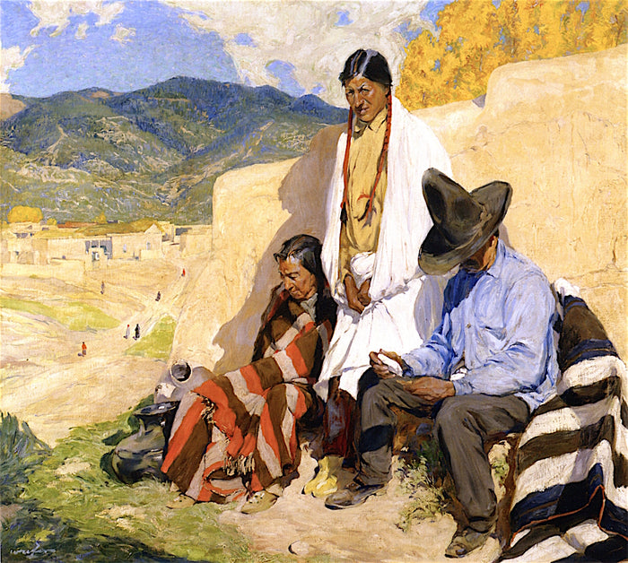 In the Land of Mañana by Walter Ufer,16x12(A3) Poster