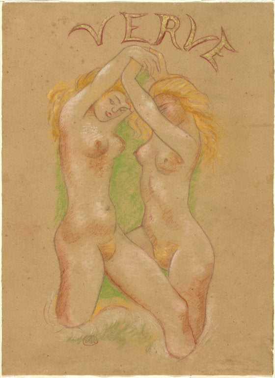 The Two Wrestlers by Aristide Maillol,A3(16x12")Poster